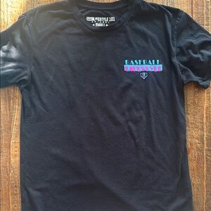 Baseball Lifestyle 101 Black T-Shirt